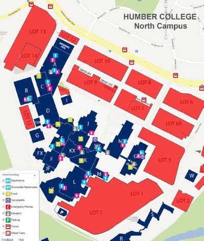 North Humber College Campus Map by Avenza Systems Inc. | Avenza Maps