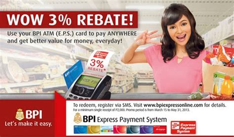 Sale Manila: BPI ATM EPS Card Promo