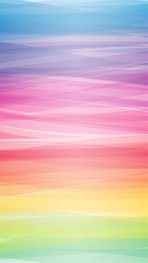 Pastel Colorful Smooth Lines iPhone Wallpapers Free Download