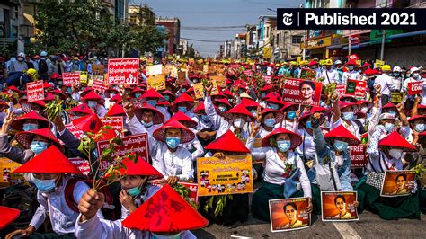 Photos From Myanmar: A Street-Level View of Coup Protests - The New ...