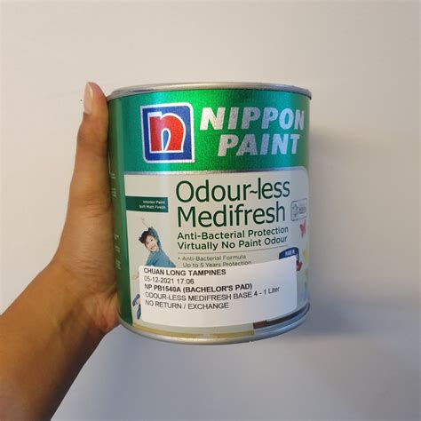 NIPPON PAINT odourless medifresh Bachelor Pad, Furniture & Home Living, Home Improvement ...