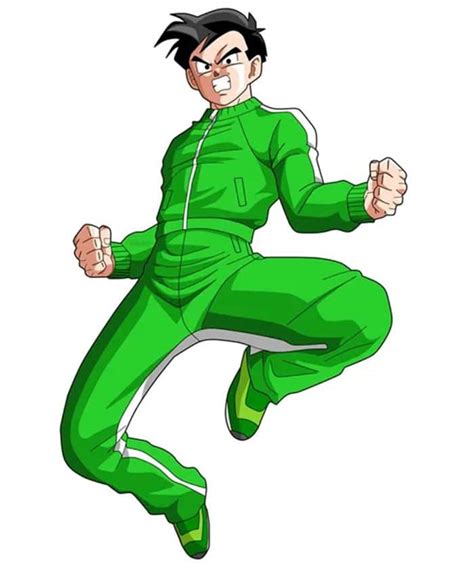 Dragon Ball Z Gohan Green Tracksuit Costume