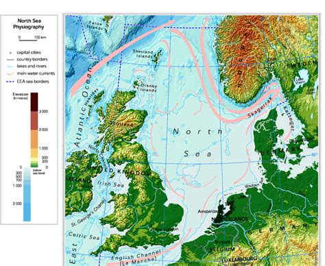 Depth Of North Sea Map