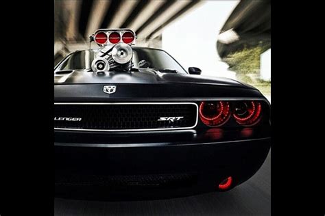 Dodge Challenger SRT blower hood scoop v8 big block entert… | Flickr