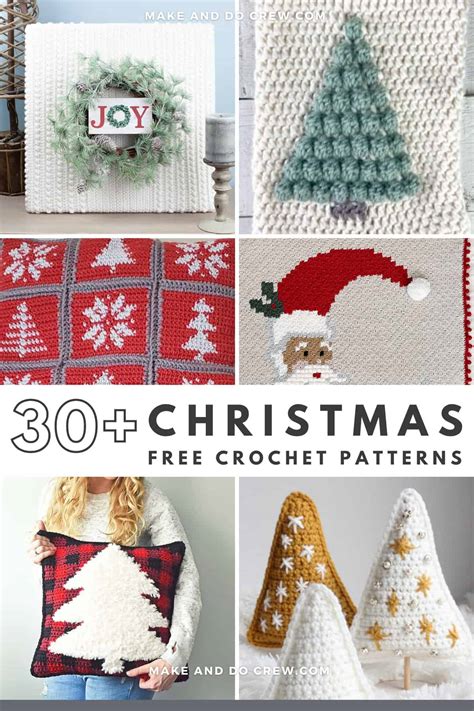 35 Best Free Christmas Crochet Patterns to Make This Year » Make & Do Crew