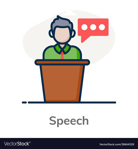 Speech Royalty Free Vector Image - VectorStock