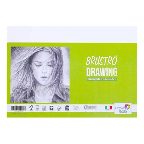 Brustro Drawing Paper (Natural Shade | A3/A4 | 200 GSM) Set of 10/20 | Hello August India