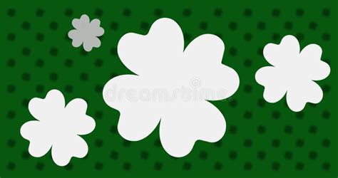 St Patrick Day Animated Clover Transition from Side To the Top Stock ...