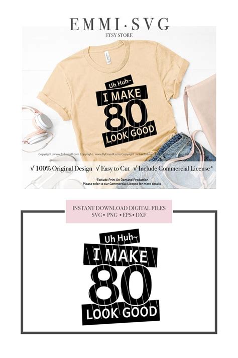 an email post with the words i make 80 look good