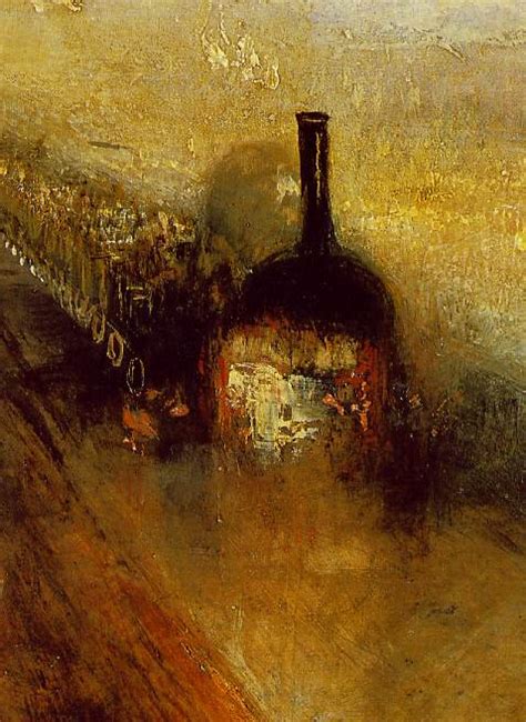 Turner: Rain, Steam and Speed; Detail of locomotive