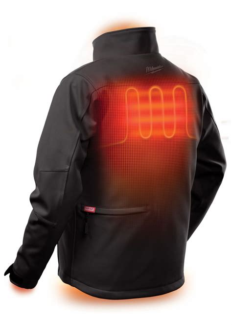 MILWAUKEE Heated Jacket, 3XL, Mens, 20" L, Black - 506H78|202B-213X 48 ...