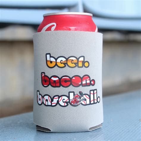 Beer Bacon Baseball Koozie