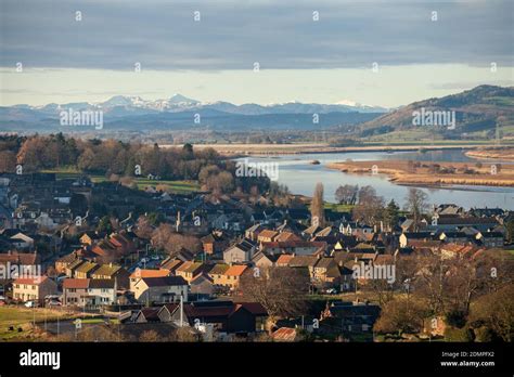 Looking towards the Town of Newburgh with the River Tay, Fife Scotland Stock Photo - Alamy