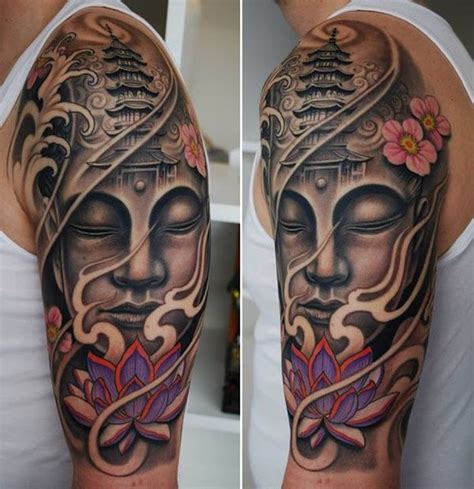 Traditional Thai tattoo Designs (39) | Cool half sleeve tattoos, Picture tattoos, Buddha tattoo ...