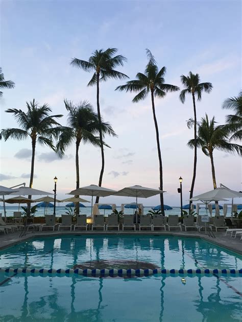 Moana Surfrider Hotel, Waikiki Beach, Honolulu. 27 November 2016. Image ...