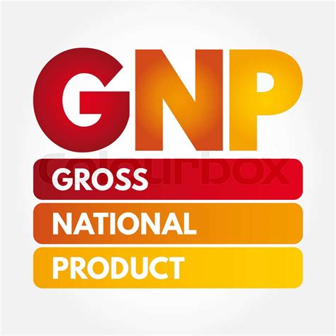 GNP - Gross National Product acronym | Stock vector | Colourbox