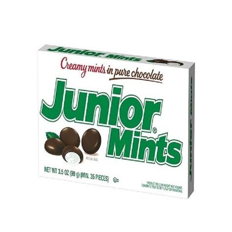 Tootsie Roll Junior Mints Theater Box | Chocolate Mint | SweetServices.com