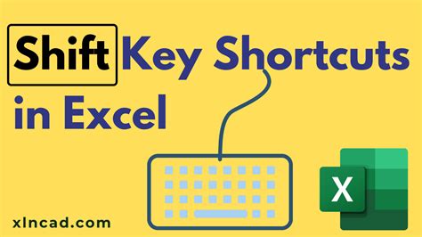 Shift Key Shortcuts in Excel - XL n CAD