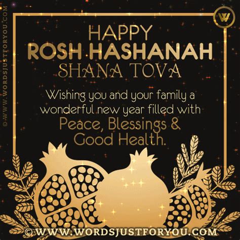 Happy Rosh Hashanah Greetings Gif – 7853 in 2022 | Happy rosh hashanah, Animated birthday ...