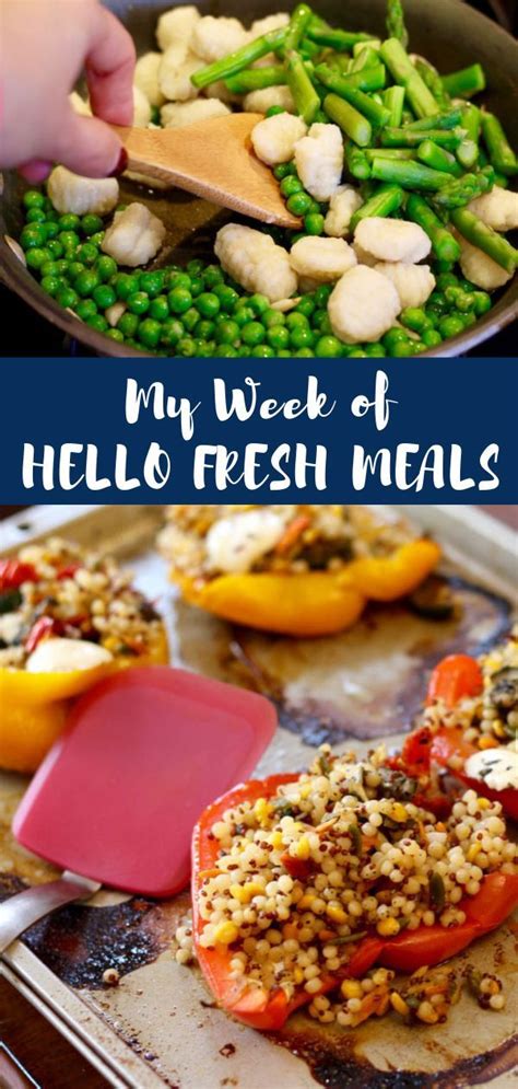 My Week of Hello Fresh Vegetarian Recipes - Plant Based with Amy | Hello fresh recipes ...