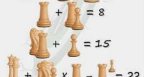 Chess Math Puzzle - with Answer - Forward Junction Puzzles