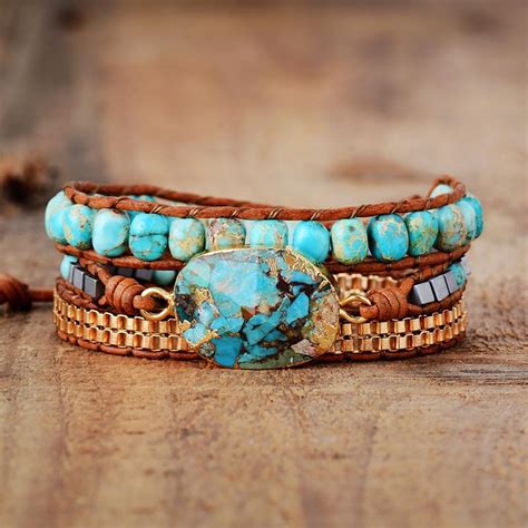 Healing Amazonite Wrap Bracelet – Ananta Stones