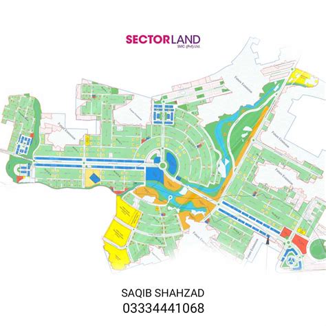 Gulberg Green Islamabad Map 2024 | Lop Approved Master Plan