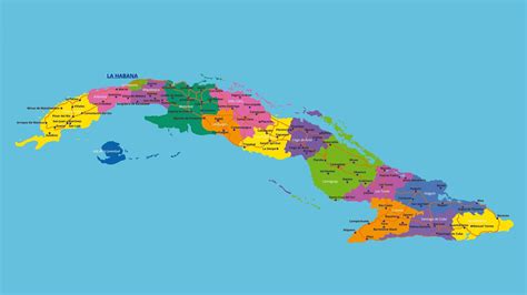 Mapa de Cuba | Mapa de cuba, Mapas de carreteras, Mapas