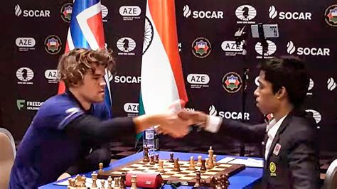 Praggnanandhaa vs Carlsen, Chess World Cup Final 2023 Highlights ...