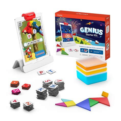 Osmo - Genius Starter Kit, Ages 6-10 - Math, Spelling, Creativity & More - STEM Toy Educational ...