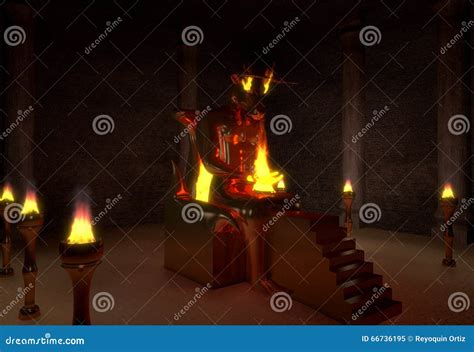 Moloch Demon Stock Illustration - Image: 66736195