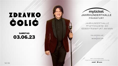 Zdravko Čolić – Jahrhunderthalle Frankfurt – 03.06.2023 – Maam Events & Concerts