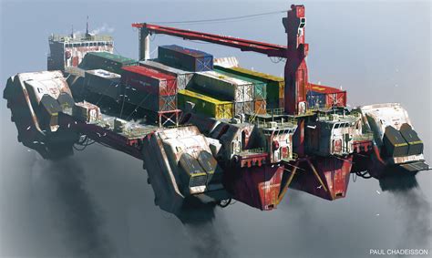 ArtStation - Flying Cargo