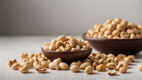 Premium Photo | Cashews Dry fruits White Background