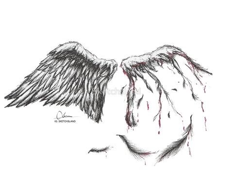 Broken Wings Drawing at PaintingValley.com | Explore collection of ...