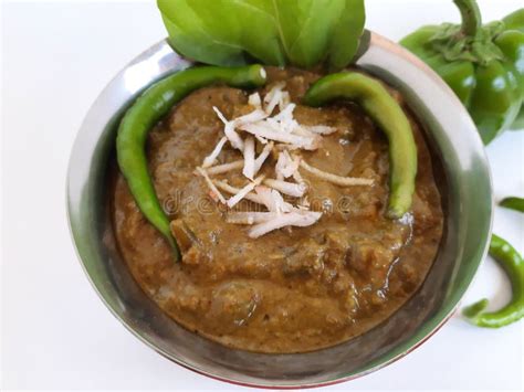 Veg. Hyderabadi Curry on a Plain White Background Stock Photo - Image of vegetable, carrot ...