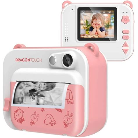 Dragon Touch InstantFun Instant Print Camera for Kids, Zero Ink Toy ...