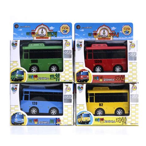 the little bus tayo mini diecast metal toy set tayo rogi rani gani 4pcs ...