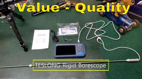 TESLONG Rigid Borescope with Display - YouTube