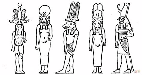 Egyptian Gods coloring page | Free Printable Coloring Pages