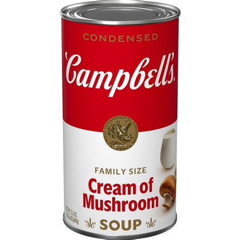 Campbell’s Condensed Cream of Mushroom Soup, Family Size, 22.6 Ounce Can - Walmart.com - Walmart.com