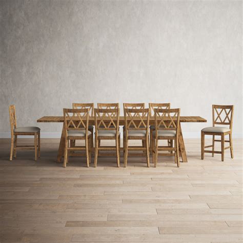 Maxine 11 - Piece Extendable Dining Set & Reviews | Birch Lane