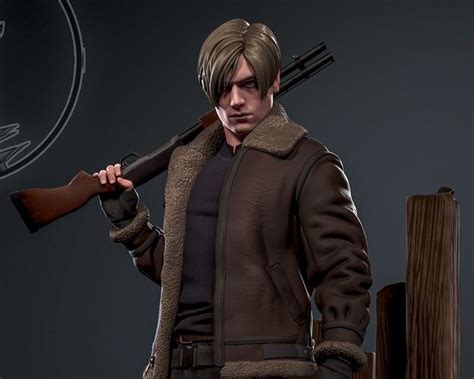 Leon Kennedy Jacket version 3D model 3D printable | CGTrader