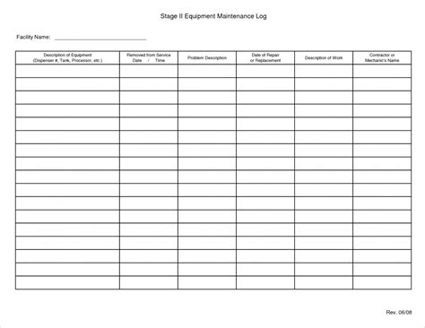 Vehicle maintenance sheets - Wasdrink