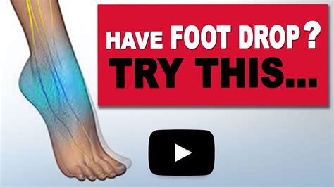 Try This Stretch For Foot Drop! | Seated Calf Stretch - YouTube