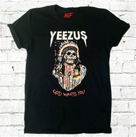 KANYE WEST Yeezy Yeezus Tour Merch Merchandise God Wants You | Etsy