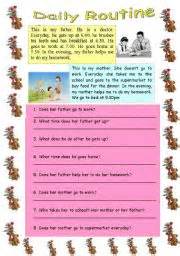 Daily routine - ESL worksheet by duyhanyeu