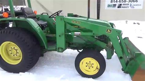 1995 John Deere 1070 Compact Tractor Loader Backhoe 4X4 For Sale Mark Supply Co - YouTube