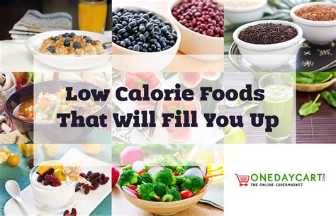 Low Calorie Foods That Will Fill You Up - OneDayCart - Online Shopping Kochi,Kerala