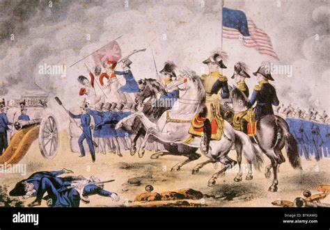 The Battle of New Orleans, January 8, 1815, lithograph by Nathaniel ...